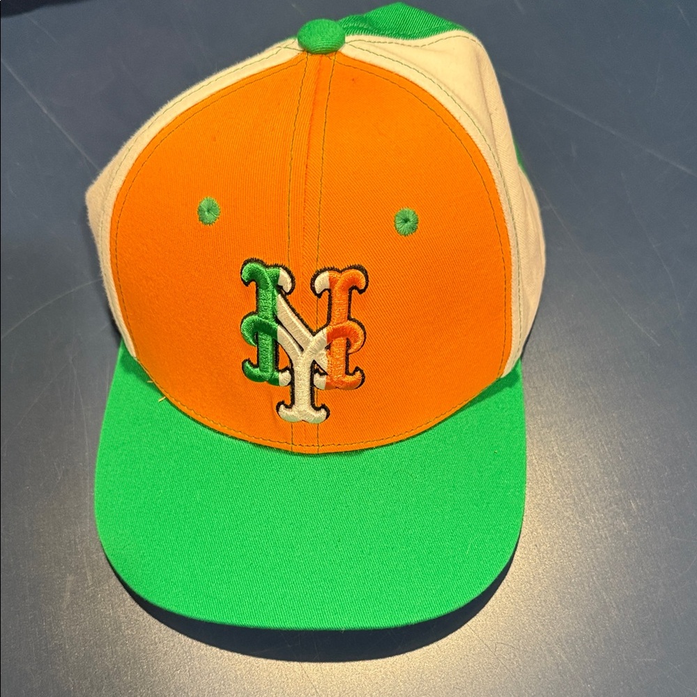 Orange and Green Baseball Cap